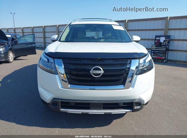 5N1DR3CBXSC261185 2025 NISSAN PATHFINDER White ხელსაწყოთა პანელის ხედი