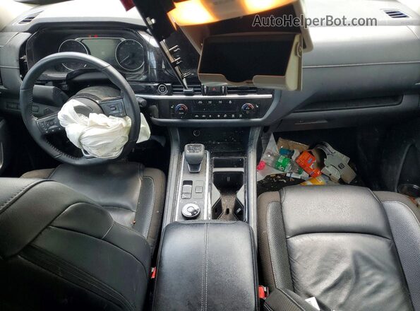 5N1DR3CC2PC207637 2023 NISSAN PATHFINDER White Dashboard view