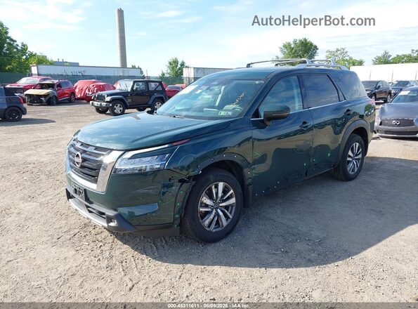 5N1DR3CC4NC256609 2022 NISSAN PATHFINDER Green Przód lewy