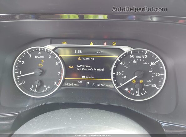 5N1DR3CC4NC256609 2022 NISSAN PATHFINDER Green Widok tylnych siedzeń