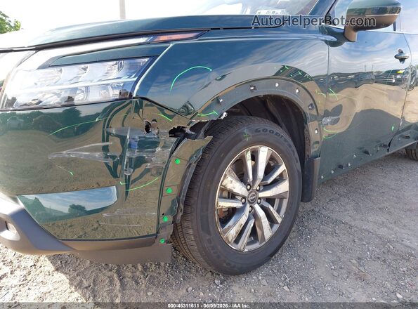 5N1DR3CC4NC256609 2022 NISSAN PATHFINDER Green Widok z przodu