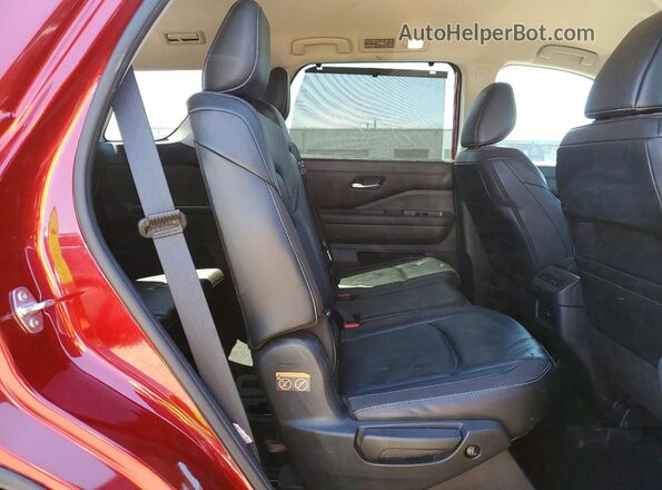 5N1DR3CC8RC204454 2024 NISSAN PATHFINDER Бордовый Вид задней части салона