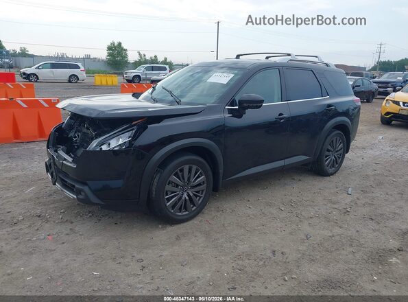5N1DR3CD3RC268393 2024 NISSAN PATHFINDER Black Vista tres cuartos delantera izquierda