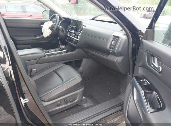5N1DR3CD3RC268393 2024 NISSAN PATHFINDER Black Vista interior delantera