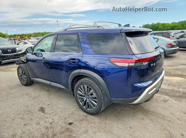 5N1DR3CD4SC210296 2025 NISSAN PATHFINDER Blue Trasero izquierdo