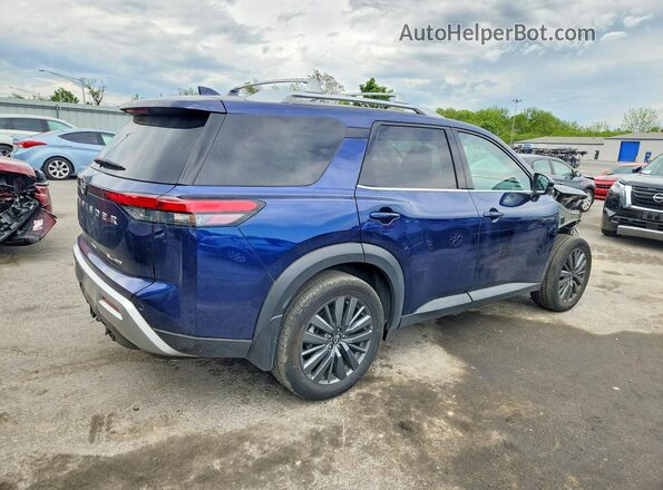 5N1DR3CD4SC210296 2025 NISSAN PATHFINDER Blue Trasero derecho