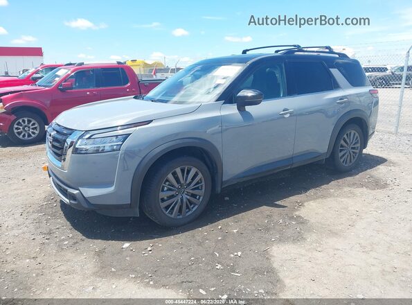 5N1DR3CD9RC239481 2024 NISSAN PATHFINDER Gray Առջևի ձախ երեք քառորդ տեսարան