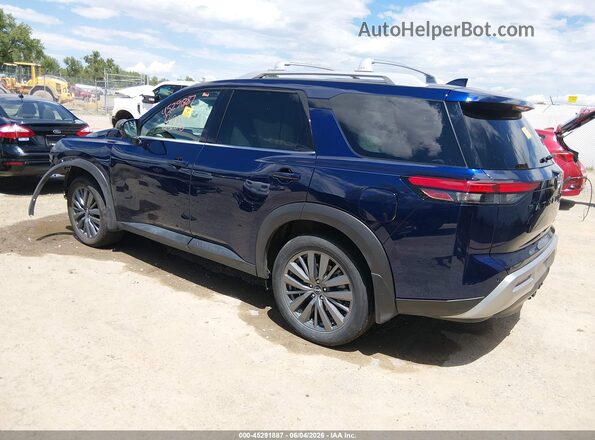 5N1DR3CDXRC303415 2024 NISSAN PATHFINDER Синий Задняя левая четверть