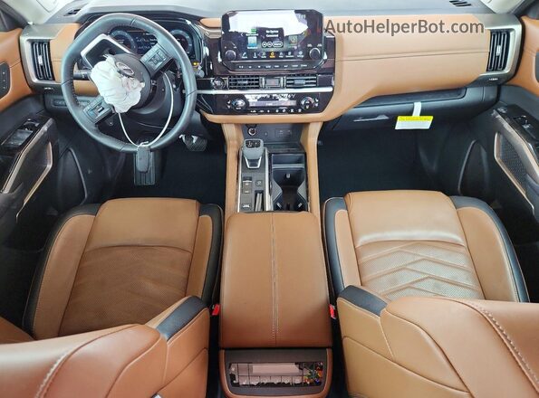 5N1DR3DG3SC228586 2025 NISSAN PATHFINDER White Widok deski rozdzielczej