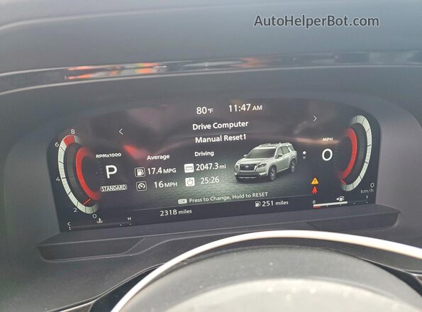 5N1DR3DG6SC281024 2025 NISSAN PATHFINDER Gray 