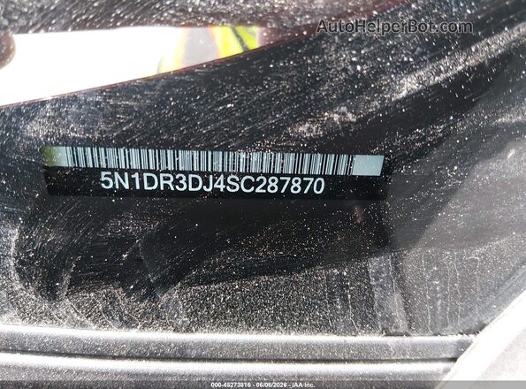 5N1DR3DJ4SC287870 2025 NISSAN PATHFINDER Красный Вид подкапотного пространства