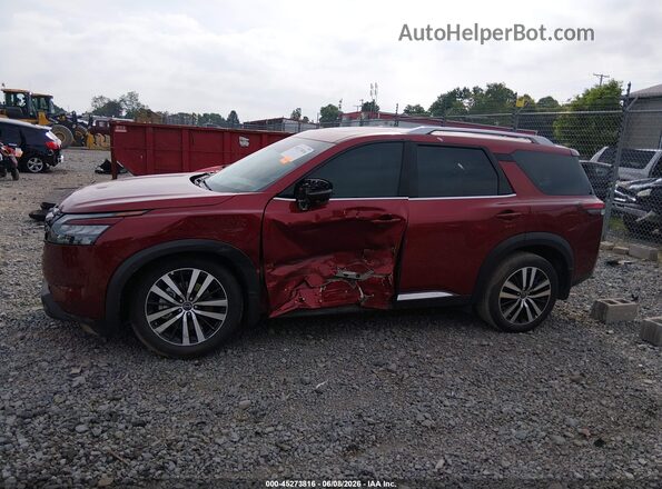 5N1DR3DJ4SC287870 2025 NISSAN PATHFINDER Красный Панорамный вид салона 360°