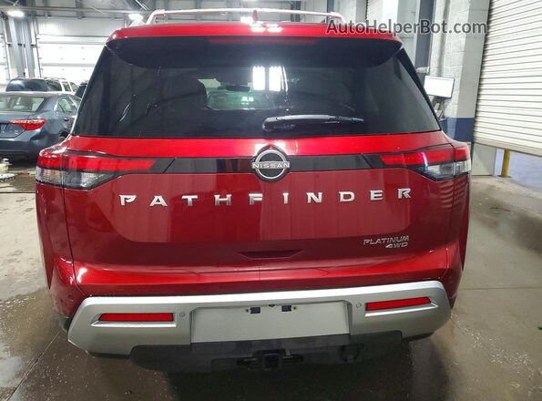 5N1DR3DK0PC221171 2023 NISSAN PATHFINDER Red Rear view