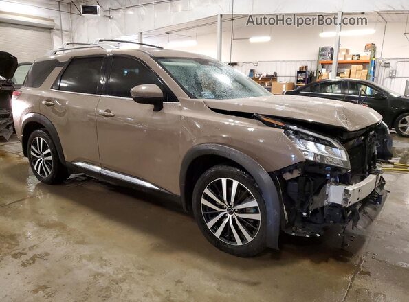 5N1DR3DK3PC275077 2023 NISSAN PATHFINDER Brown Передня права чверть