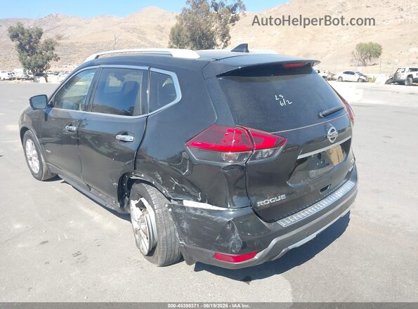 5N1ET2MT7KC719353 2019 NISSAN ROGUE HYBRID Black Rear left
