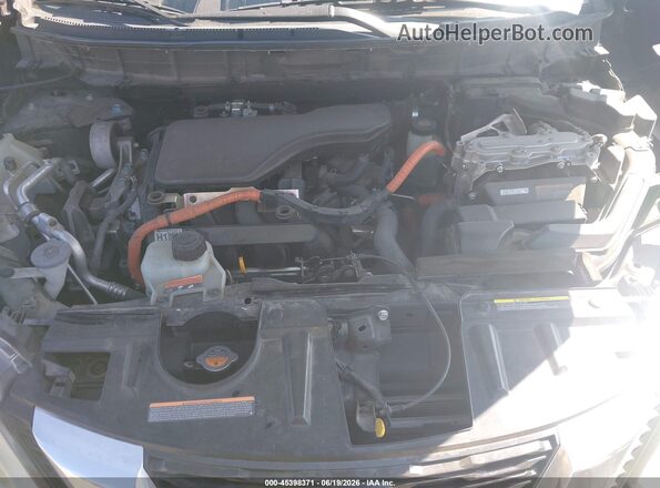 5N1ET2MT7KC719353 2019 NISSAN ROGUE HYBRID Black Rear view