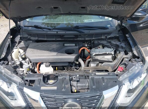 5N1ET2MT8JC809660 2018 NISSAN ROGUE HYBRID Black Vista trasera