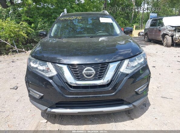 5N1ET2MT8JC809660 2018 NISSAN ROGUE HYBRID Black Vista del cuadro de instrumentos