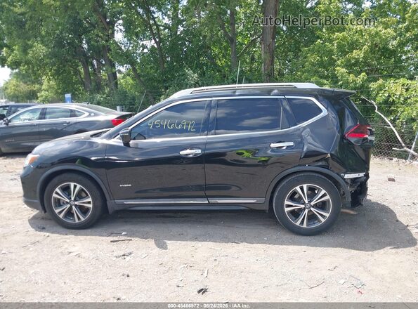 5N1ET2MT8JC809660 2018 NISSAN ROGUE HYBRID Black Vista interior de 360 grados