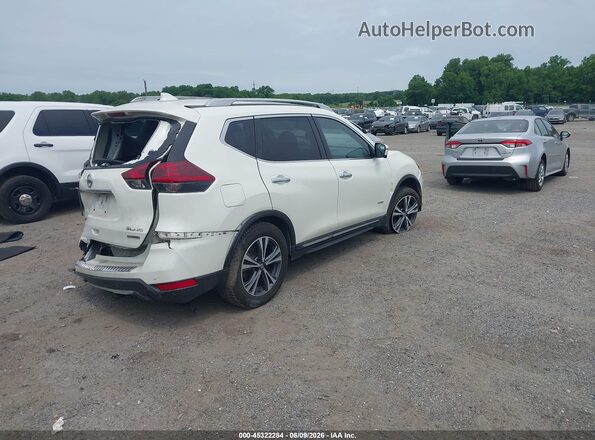 5N1ET2MV0KC737775 2019 NISSAN ROGUE HYBRID Белый Задняя правая четверть