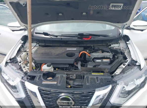 5N1ET2MV0KC737775 2019 NISSAN ROGUE HYBRID Белый Вид сзади
