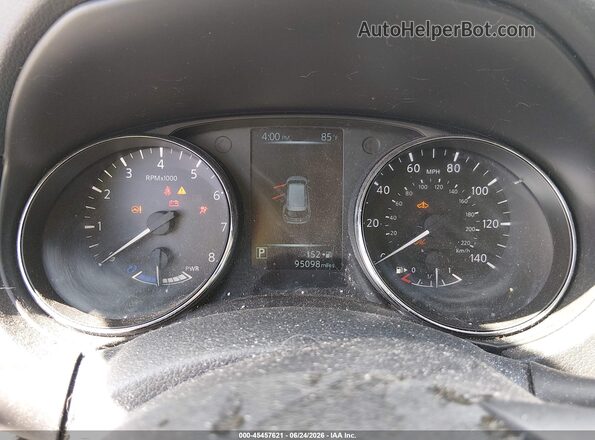 5N1ET2MV2HC828040 2017 NISSAN ROGUE HYBRID Белый Вид задних сидений