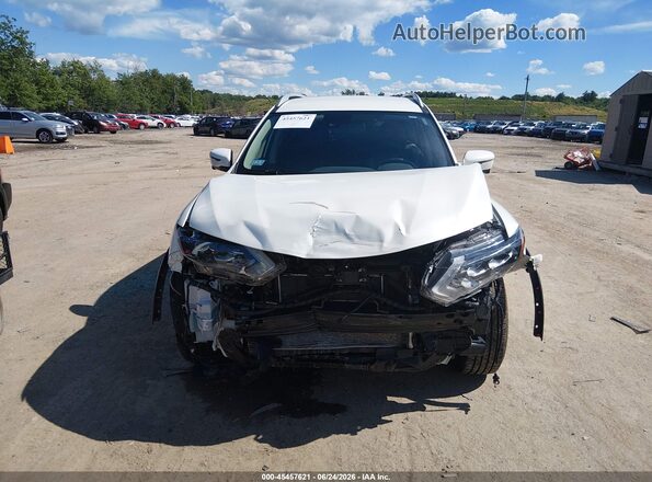 5N1ET2MV2HC828040 2017 NISSAN ROGUE HYBRID Белый Вид задней части салона