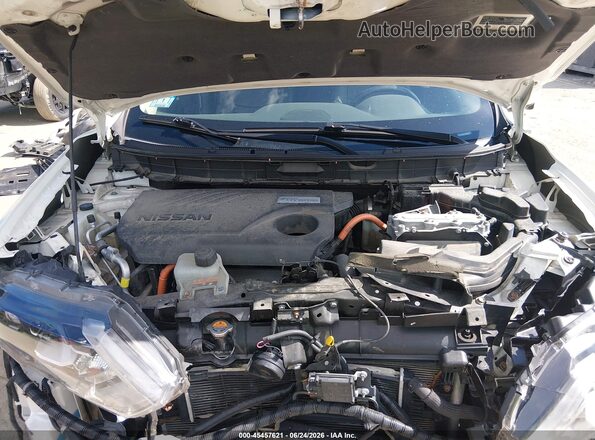 5N1ET2MV2HC828040 2017 NISSAN ROGUE HYBRID Белый Вид сзади