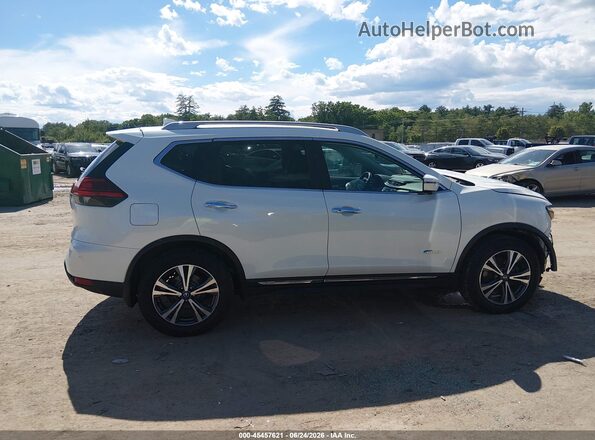 5N1ET2MV2HC828040 2017 NISSAN ROGUE HYBRID Белый Панорамный вид салона 360°