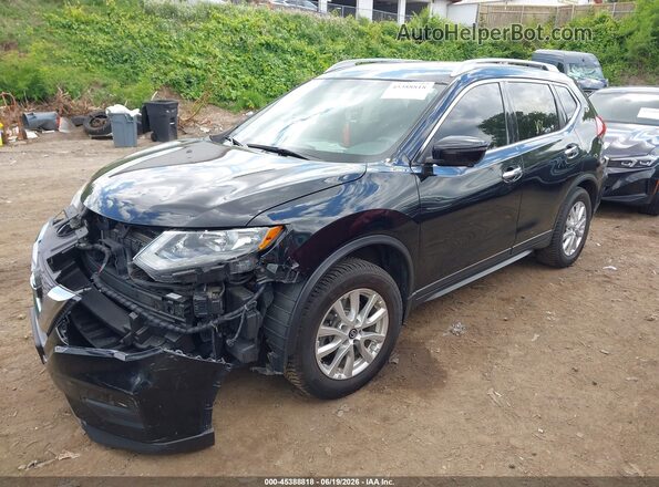 5N1ET2MV3HC790950 2017 NISSAN ROGUE HYBRID Black Vista tres cuartos delantera izquierda
