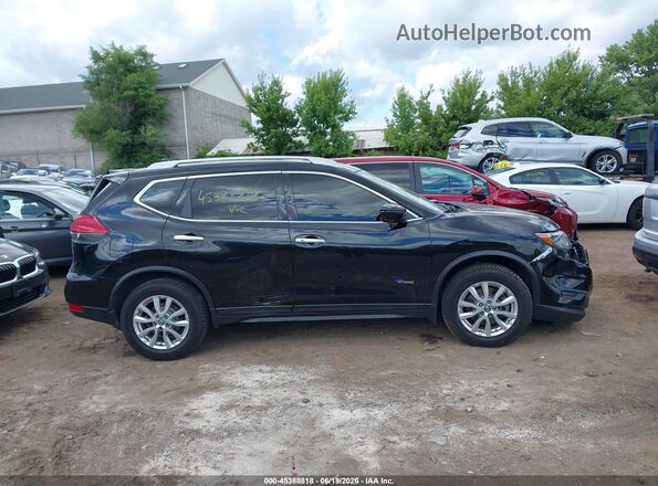 5N1ET2MV3HC790950 2017 NISSAN ROGUE HYBRID Black Vista interior trasera