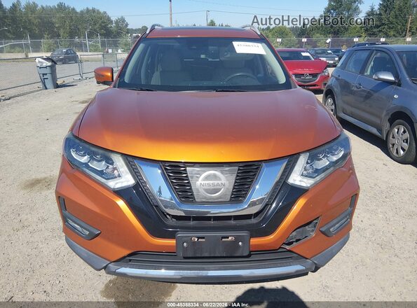 5N1ET2MV3HC807410 2017 NISSAN ROGUE HYBRID Orange Vista del cuadro de instrumentos