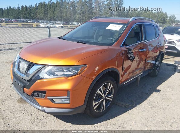 5N1ET2MV3HC807410 2017 NISSAN ROGUE HYBRID Orange Vista tres cuartos delantera izquierda