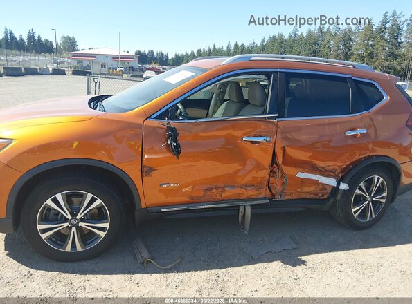 5N1ET2MV3HC807410 2017 NISSAN ROGUE HYBRID Orange Vista interior de 360 grados