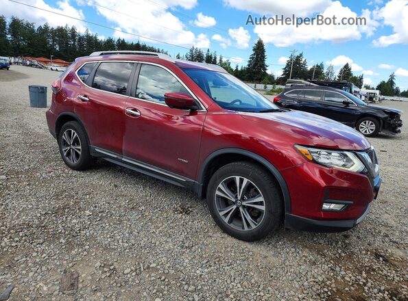 5N1ET2MV5JC802652 2018 NISSAN ROGUE Burgundy 