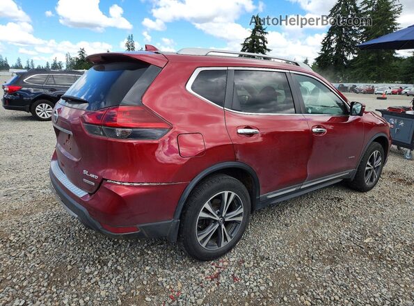 5N1ET2MV5JC802652 2018 NISSAN ROGUE Burgundy 
