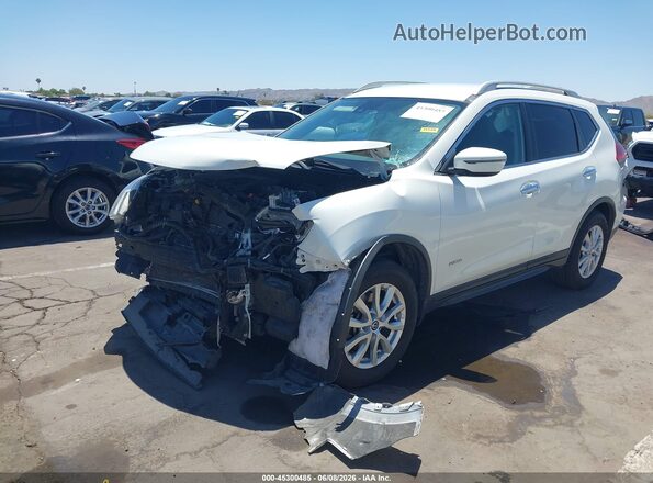 5N1ET2MV5KC736296 2019 NISSAN ROGUE HYBRID White Դիմացի տեսք