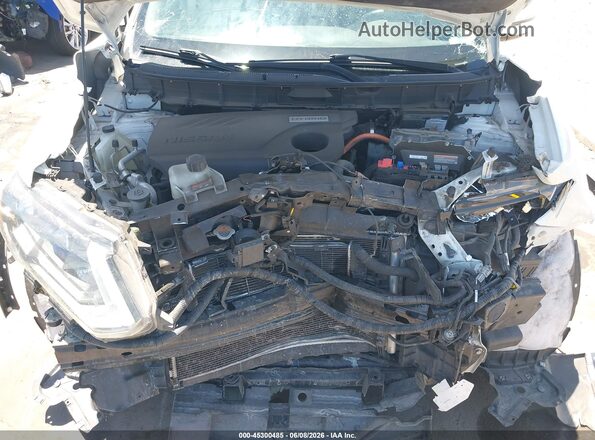 5N1ET2MV5KC736296 2019 NISSAN ROGUE HYBRID White Հետևի տեսք
