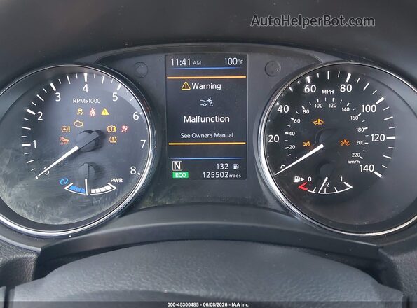 5N1ET2MV5KC736296 2019 NISSAN ROGUE HYBRID White Հետևի նստատեղերի տեսք