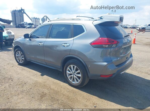 5N1ET2MV7HC828650 2017 NISSAN ROGUE HYBRID Gray Trasero izquierdo