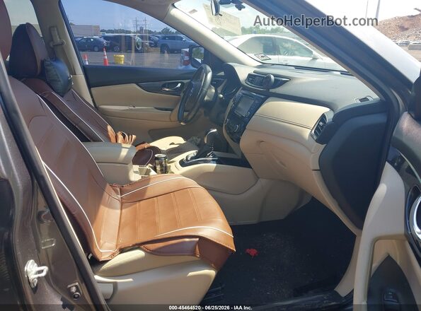 5N1ET2MV7HC828650 2017 NISSAN ROGUE HYBRID Gray Vista interior delantera