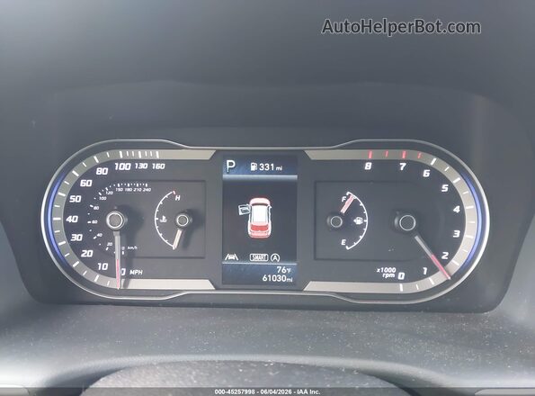 5NMJA3AE4NH007506 2022 HYUNDAI TUCSON Blue Widok tylnych siedzeń