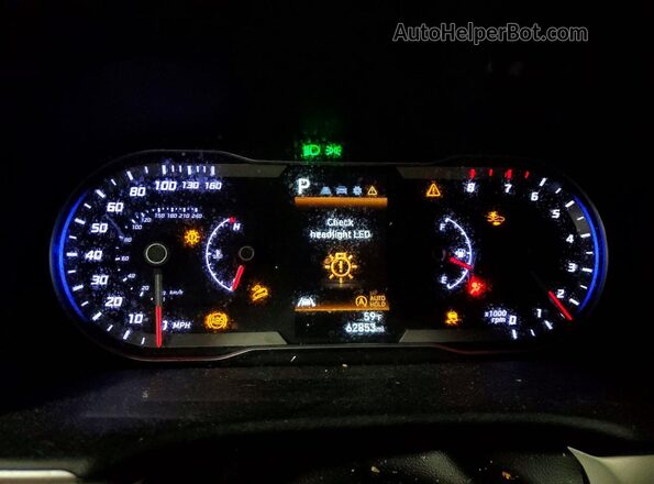 5NMJACAE0NH065824 2022 HYUNDAI TUCSON Blue Widok zestawu wskaźników