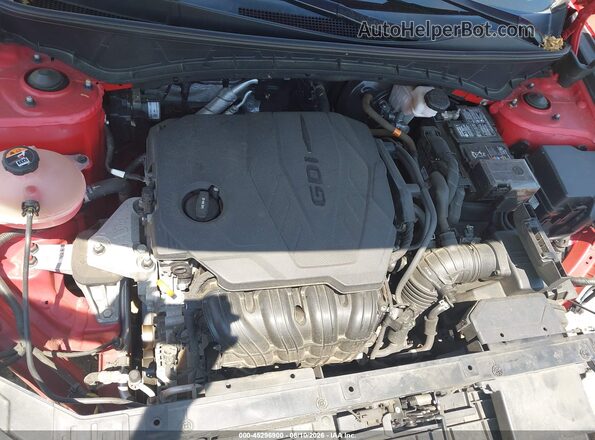 5NMJACAE2NH114232 2022 HYUNDAI TUCSON Red Widok z tyłu