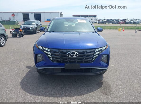 5NMJACAE4PH281081 2023 HYUNDAI TUCSON Blue Instrument cluster view