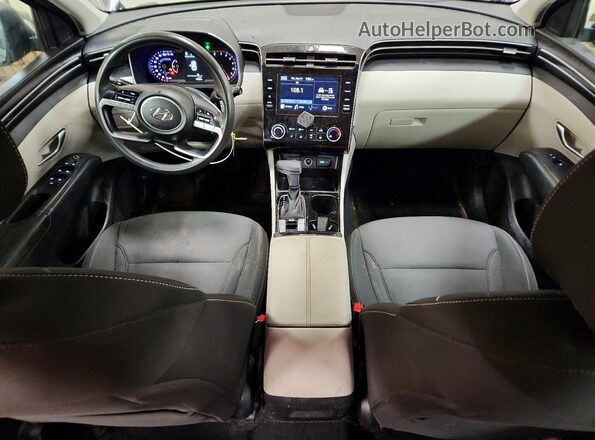 5NMJACAE6NH015879 2022 HYUNDAI TUCSON Gray Dashboard view