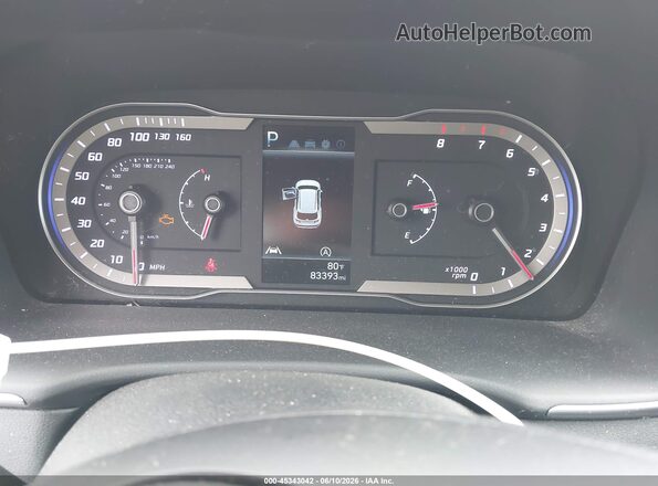 5NMJACAE7NH024915 2022 HYUNDAI TUCSON White Widok tylnych siedzeń