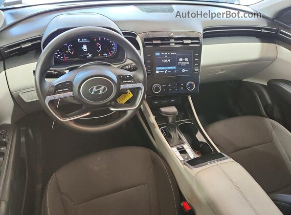 5NMJACAE7PH168077 2023 HYUNDAI TUCSON Blue Առջևի վահանակի տեսք