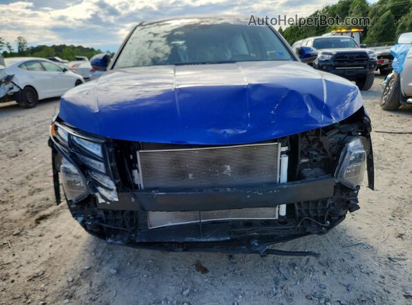 5NMJACAEXNH096496 2022 HYUNDAI TUCSON Blue Вид спереду