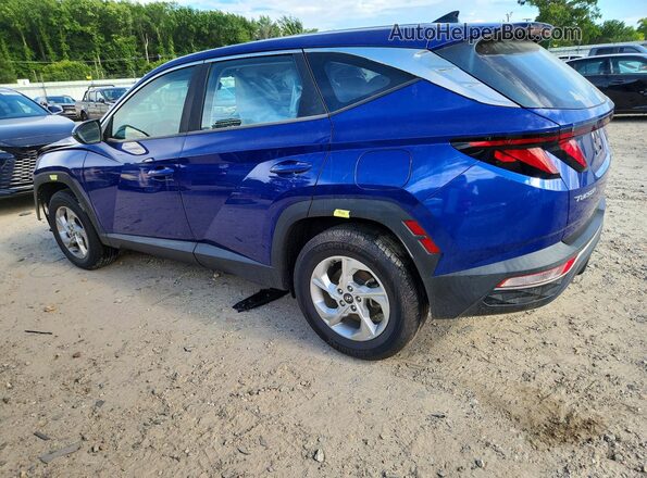 5NMJACAEXNH096496 2022 HYUNDAI TUCSON Blue Задня ліва чверть